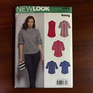 Simplicity New Look Pattern 6394A for Misses' Shirts